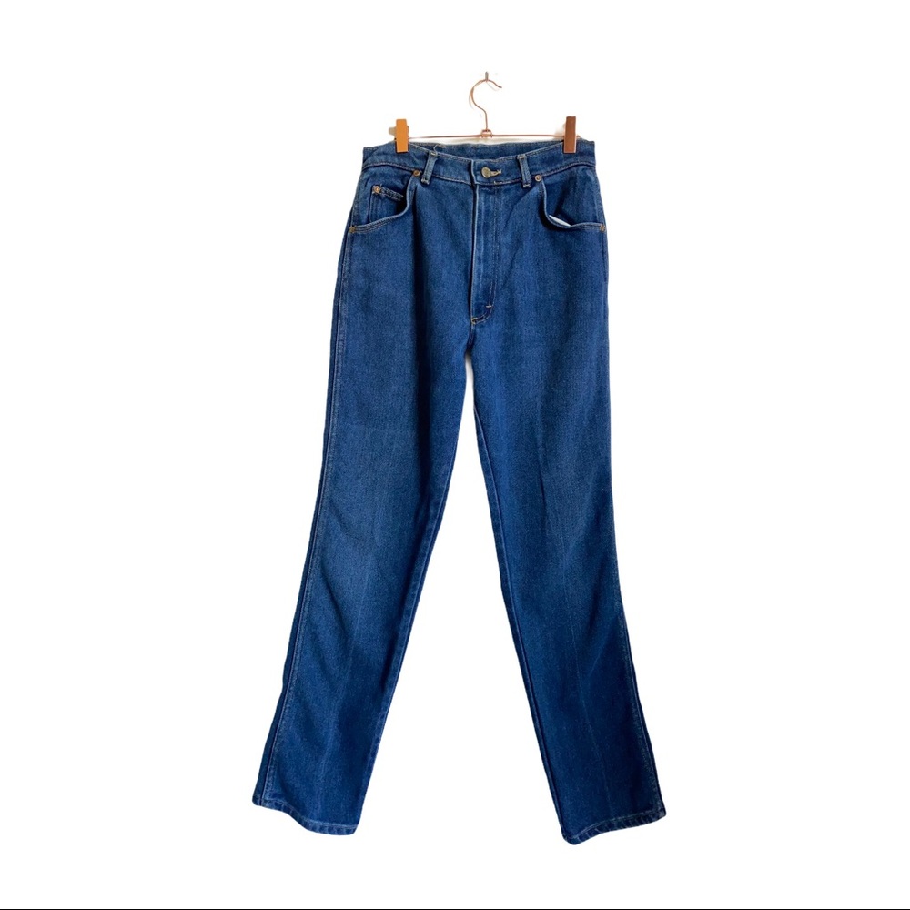 Vintage Lee Denim High Waisted Rise Mom Jeans - Picture 2 of 6